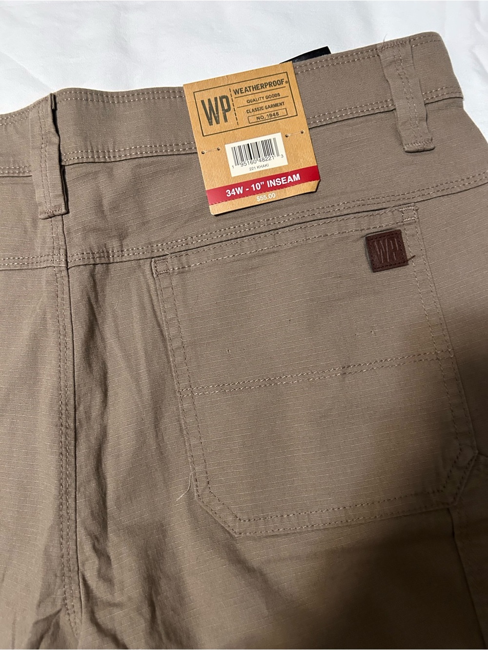 Weatherproof Men’s Chino shorts in Taupe
